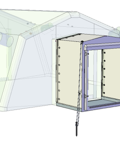 Modulo di Ingresso Frontale per Tenda Pneumatica