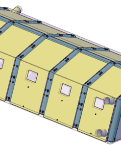 Telo Interno di Coibentazione Tende 6 archi 2/4 porte