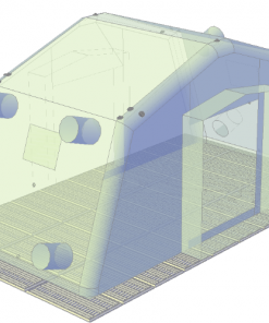 Grelle Livellanti per Tende 2 Archi e 2 o 4 Porte