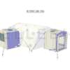 Modulo gonfiabile addizionale per tenda pneumatica
