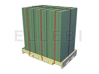 Pallet ELI/AVIO trasportabile per grelle livellanti