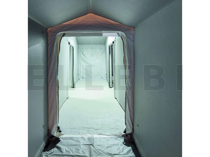 tenda-mag-corridoio Tenda MAG, modulo abitativo gonfiabile a doppia parete rigida — corridoio di collegamento tra moduli